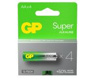 Akku alkalická GP Super AA 1,5V nenabíjecí 4ks.