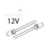 OptoSupply OSB5SA5A31A-12V LED 5mm, blau