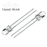 OptoSupply OSY5MA5A31A-CRLED14 LED 5mm, gelb