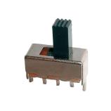 WEALTHMETAL SS-12F65-G7 posuvný spínač in DPS, 1pól, ON-ON