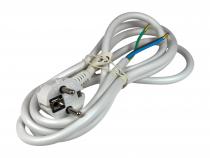 JT008 H05VV-F 3x1,5, weiß, 2m Netzkabel FLEXO