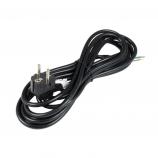 JT003 H05VV-F 3x1, schwarz, 5m Netzkabel FLEXO