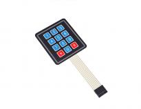 3x4 Zeichen Membran-Tastatur.