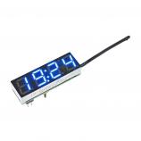 Modul der Multifunktionsuhr, Zeit/Spannung/Temperatur, blaues Display