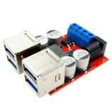 QS-1205CBUM-8A Modul DC/DC Converter Step-Down 8-35V/8A, 4x USB