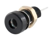 J.40015.2 zdířka in panelu 4mm schwarz