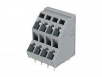 WAGO 736-104 svorkovnice 2x4pól, rozteč 5mm, 21A/320V, vstup 45°, pružina
