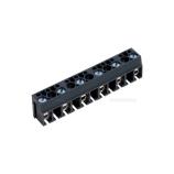PTR AK100/2DS-10.0-V-GREY-BL svorkovnice 2pól, rozteč 10mm, 24A/750V, vstup 90°, šroub
