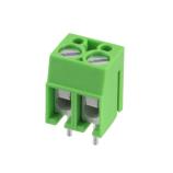 PTR AK100/2DS-5.0-V-GREEN Klemme 2-polig, Rastermaß 5mm, 24A/250V, Eingang 90°, Schraube