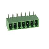 DEGSON 15EDGRC-3.5-07P-14-00Z(H) svorkovnice vidlice 7pól, rozteč 3,5mm, 7A/250V, vstup 90°, pájecí
