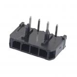 C3004-WR04 Micro-Fit 3.0 vidlice rozteč 3mm, 1x4piny do DPS/90°