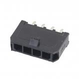 C3004-WV04 Micro-Fit 3.0 Stecker Rastermaß 3mm, 1x4 Pins, gerade, für PCB