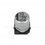 10μF/16V; 20%; 105°C; SMD; radiální; Ø4mm; RM=5,3(1)mm