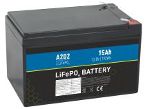 A2D2 akku LiFePO4 12,8V 15Ah F2