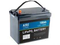 A2D2 akku LiFePO4 12,8V 100Ah M8 (REPT cells)