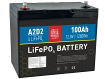 A2D2 baterie LiFePO4 12,8V 100Ah M8 SELF-HEAT (NewCell cells)