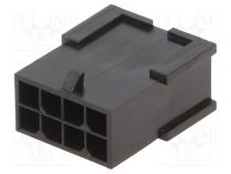 Plug  wire-board  male  Minitek® Pwr 3.0  3mm  PIN  8  for cable  5A