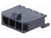 Plug  wire-board  female  Minitek® Pwr 3.0  3mm  PIN  2  -40÷105°C