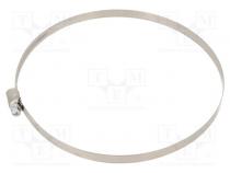 Kabelbinder  Ø  150÷170mm  W  9mm  Material  Chromstahl AISI 430