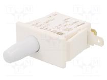 Schalter  für Türen  Pos  2  SPDT  10A/125VAC  Schaltw  ON-(ON)