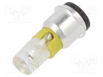 LED lamp  yellow  SX3s  24÷28VDC  No.of diodes  1  -40÷85°C  3mm