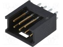 Socket  wire-board  male  AMPMODU MOD II  2.54mm  PIN  8  THT