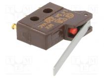 Mikroschalter SNAP ACTION  mit Hebel  SPDT  5A/250VAC  OFF-(ON)