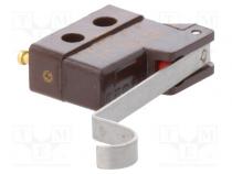Mikroschalter SNAP ACTION  Rollensimulation,mit Hebel  SPDT
