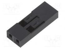 Plug  pin strips  male/female  Mini-PV™  2.54mm  PIN  2  for cable