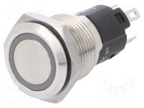 Переключатель  антивандальный  Пол  2  SPDT  3A/240ВAC  3A/240ВDC