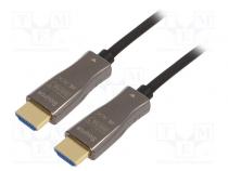 Kabel  HDCP 1.4,HDCP 2.2,HDMI 2.0,optisch  schwarz