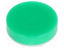 Kappe  Serie LB  Ø19x9mm  grün-weiß