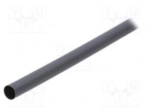 Schrumpfschlauch  mit Kleber  4  1  16mm  L  1,2m  schwarz  ATUM