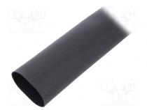 Schrumpfschlauch  mit Kleber  3  1  40mm  L  1,2m  schwarz  ATUM