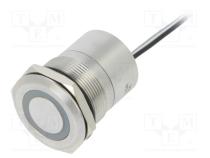 Schalter  kapazitiv  Pos  2  SPST-NC  0,01A/12VDC  IP68  ON-OFF