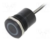 Schalter  kapazitiv  Pos  2  SPST-NC  0,01A/12VDC  IP68  ON-(OFF)