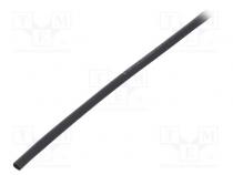 Schrumpfschlauch  kleberfrei  2  1  3,2mm  L  1m  Polyolefin