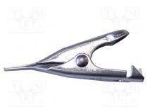 Krokodilklemme  5A  Ber.Halt  max.5,6mm  L. ges  28mm