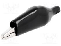 Krokodilklemme  60VDC  Ber.Halt  max.11mm  L. ges  54mm  schwarz
