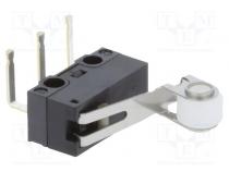 Mikroschalter SNAP ACTION  mit Hebel (mit Rolle)  SPDT  ON-(ON)