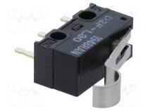 Mikroschalter SNAP ACTION  SPDT  2A/30VDC  ON-(OFF)  Pos  2  IP40