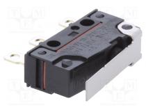 Mikroschalter SNAP ACTION  mit Hebel  SPDT  0,1A/125VAC  ON-(ON)