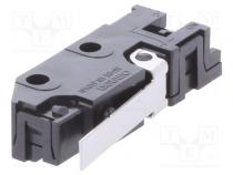 Mikroschalter SNAP ACTION  mit Hebel  SPST-NO  OFF-(ON)  Pos  2