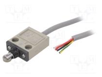 Endschalter  Metallrolle länglich Ø12mm  NO + NC  10A  IP67