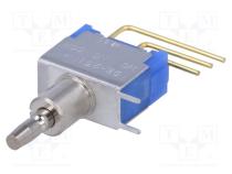 Schalter  Druck  Pos  2  SPDT  0,01A/28VAC  0,01A/28VDC  OFF-(ON)