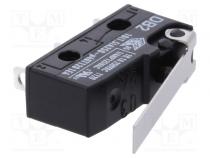 Mikroschalter SNAP ACTION  mit Hebel  SPDT  10A/250VAC  ON-(ON)