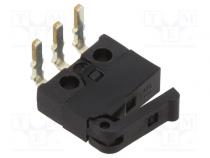 Mikroschalter SNAP ACTION  SPDT  0,5A/30VDC  ON-(OFF)  Pos  2