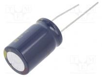 Kondensator  elektrolytisch  low ESR  THT  1800uF  35VDC  Ø16x25mm