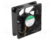 Вентилятор  DC  осевой  12ВDC  80x80x25мм  70м3/ч  33дБА  шариковый
