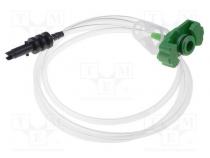 Syringe adapter  5ml  green  silicone free  QuantX